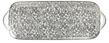 Long cake plate white - Raynaud